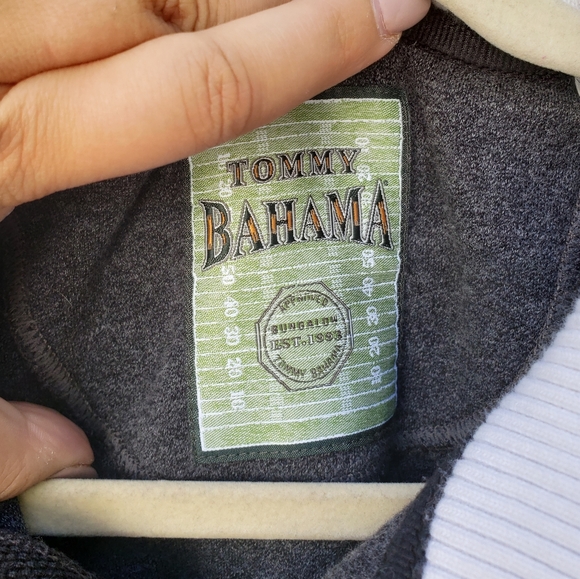 Tommy Bahama Mens Pull Over 3/4th Button Sweater - Picture 3 of 6